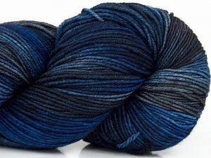 Please note that this is a hand-dyed yarn. Colors in different lots may vary because of the charateristics of the yarn. Also see the package photos for the colorway in full; as skein photos may not show all colors. Fiber Content 75% Superwash Merino Wool, 25% Polyamide, Brand Ice Yarns, Camel, Blue Shades, fnt2-76799