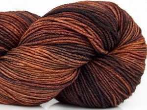 Please note that this is a hand-dyed yarn. Colors in different lots may vary because of the charateristics of the yarn. Also see the package photos for the colorway in full; as skein photos may not show all colors. Fiber Content 75% Superwash Merino Wool, 25% Polyamide, Maroon Shades, Brand Ice Yarns, Brown Shades, fnt2-76801