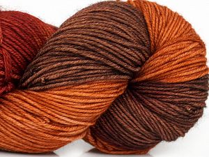 Please note that this is a hand-dyed yarn. Colors in different lots may vary because of the charateristics of the yarn. Also see the package photos for the colorway in full; as skein photos may not show all colors. Fiber Content 75% Superwash Merino Wool, 25% Polyamide, Brand Ice Yarns, Gold, Burgundy, Brown, fnt2-76802 