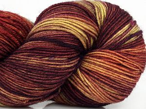 Please note that this is a hand-dyed yarn. Colors in different lots may vary because of the charateristics of the yarn. Also see the package photos for the colorway in full; as skein photos may not show all colors. Fiber Content 75% Superwash Merino Wool, 25% Polyamide, Maroon Shades, Brand Ice Yarns, Green, fnt2-76809 