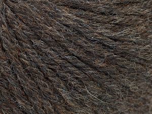 Fiber Content 45% Acrylic, 30% Merino Wool, 25% Alpaca Superfine, Brand Ice Yarns, Brown, fnt2-77115 
