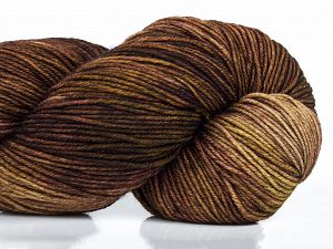 Please note that this is a hand-dyed yarn. Colors in different lots may vary because of the charateristics of the yarn. Also see the package photos for the colorway in full; as skein photos may not show all colors. Fiber Content 75% Superwash Merino Wool, 25% Polyamide, Khaki Shades, Brand Ice Yarns, fnt2-77173 