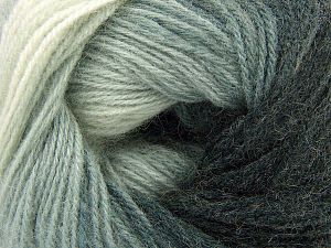 Fiber Content 60% Acrylic, 20% Angora, 20% Wool, Brand Ice Yarns, Grey Shades, Ecru, fnt2-77518