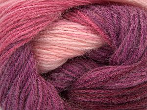 Fiber Content 60% Acrylic, 20% Angora, 20% Wool, Pink Shades, Brand Ice Yarns, Burgundy, fnt2-77526