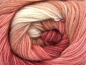 Fiber Content 60% Acrylic, 20% Angora, 20% Wool, Pink Shades, Brand Ice Yarns, Ecru, fnt2-77533