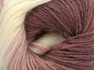 Fiber Content 60% Acrylic, 20% Angora, 20% Wool, Orchid Shades, Brand Ice Yarns, Ecru, fnt2-77535