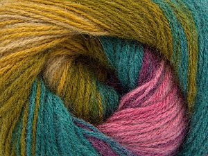 Fiber Content 60% Acrylic, 20% Angora, 20% Wool, Purple, Pink, Khaki, Brand Ice Yarns, Green, Camel, fnt2-77545