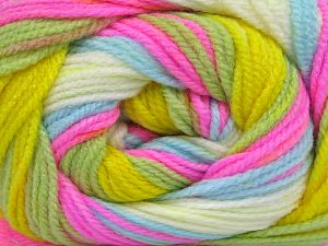Fiber Content 100% Baby Acrylic, Yellow, Turquoise, Pink, Brand Ice Yarns, Green, Ecru, fnt2-77563