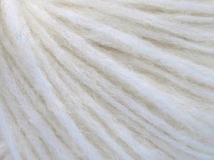 Fiber Content 60% Baby Alpaca, 25% Polyamide, 15% Superwash Extrafine Merino Wool, Brand Ice Yarns, Ecru, fnt2-77592