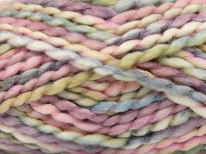 Fiber Content 70% Wool, 30% Acrylic, White, Pink, Lilac, Brand Ice Yarns, Green, Blue, fnt2-77925 