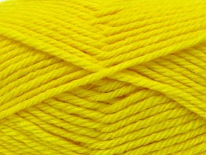 Fiber Content 50% Superwash Wool, 25% Bamboo, 25% Polyamide, Neon Yellow, Brand Ice Yarns, fnt2-77989