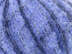 Fiber Content 36% Polyamide, 31% Extrafine Merino Wool, 30% Baby Alpaca, 3% Elastan, Lilac, Brand Ice Yarns, Blue Shades, fnt2-78050