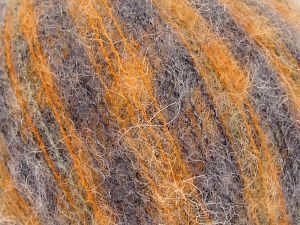 Fiber Content 36% Polyamide, 31% Extrafine Merino Wool, 30% Baby Alpaca, 3% Elastan, Turquoise, Purple, Orange, Brand Ice Yarns, Grey, Green, fnt2-78053