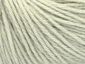 Fiber Content 55% Baby Alpaca, 45% Superwash Extrafine Merino Wool, Light Grey, Brand Ice Yarns, fnt2-78144
