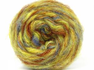 Fiber Content 60% Acrylic, 30% Wool, 10% Nylon, Yellow, Brand Ice Yarns, Gold Shades, Blue, fnt2-78178 