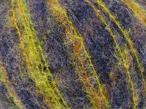 Fiber Content 36% Polyamide, 31% Extrafine Merino Wool, 30% Baby Alpaca, 3% Elastan, Yellow, Orange, Navy, Brand Ice Yarns, Camel, fnt2-78242 