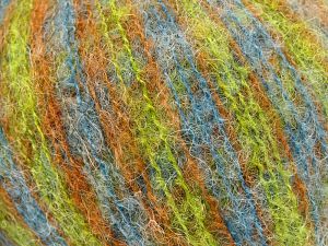 Fiber Content 36% Polyamide, 31% Extrafine Merino Wool, 30% Baby Alpaca, 3% Elastan, Turquoise, Brand Ice Yarns, Grey, Green, Gold, fnt2-78245 