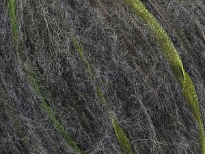 Fiber Content 63% Polyamide, 5% Merino Wool, 20% SuperKid Mohair, 11% Viscose, 1% Elastan, Brand Ice Yarns, Green Shades, Camel, Black, Anthracite Black, fnt2-78248 
