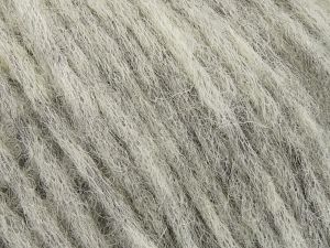Fiber Content 60% Baby Alpaca, 25% Polyamide, 15% Superwash Extrafine Merino Wool, Light Grey, Brand Ice Yarns, fnt2-78360