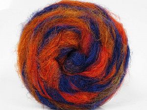 Fiber Content 80% Acrylic, 10% Nylon, 10% Wool, Brand Ice Yarns, Gold Shades, Blue, fnt2-78490 