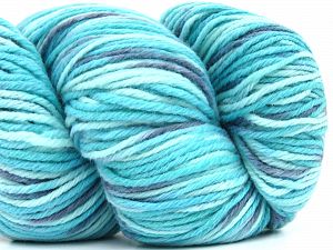 Fiber Content 90% Polyamide, 10% Cashmere, Turquoise Shades, Brand Ice Yarns, Grey Shades, fnt2-78503