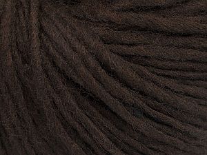 Fiber Content 50% Acrylic, 50% Wool, Brand Ice Yarns, Dark Brown, fnt2-78523
