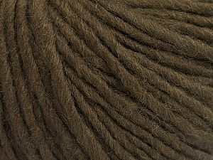 Fiber Content 50% Acrylic, 50% Wool, Brand Ice Yarns, Dark Brown, fnt2-78524 