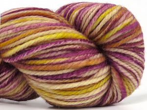 Global Organic Textile Standard (GOTS) Certified Product. CUC-TR-017 PRJ 805332/918191 Fiber Content 100% OrganicWool, Purple, Brand Ice Yarns, Gold, Cream, Yarn Thickness 5 Bulky  Chunky, Craft, Rug, fnt2-78814 