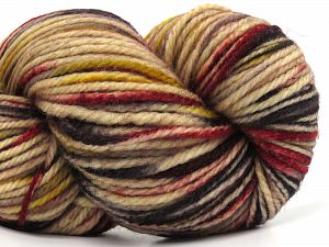 Global Organic Textile Standard (GOTS) Certified Product. CUC-TR-017 PRJ 805332/918191 Fiber Content 100% OrganicWool, Red, Brand Ice Yarns, Gold, Cream, Copper, Black, Yarn Thickness 5 Bulky  Chunky, Craft, Rug, fnt2-78816 