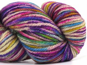 Global Organic Textile Standard (GOTS) Certified Product. CUC-TR-017 PRJ 805332/918191 Fiber Content 100% OrganicWool, Rainbow, Brand Ice Yarns, Yarn Thickness 5 Bulky  Chunky, Craft, Rug, fnt2-78817 