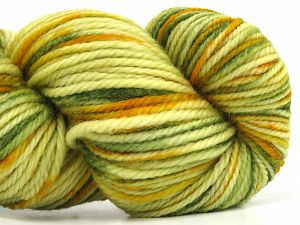 Global Organic Textile Standard (GOTS) Certified Product. CUC-TR-017 PRJ 805332/918191 Fiber Content 100% OrganicWool, Brand Ice Yarns, Green Shades, Gold, Yarn Thickness 5 Bulky  Chunky, Craft, Rug, fnt2-78819 