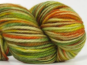 Global Organic Textile Standard (GOTS) Certified Product. CUC-TR-017 PRJ 805332/918191 Fiber Content 100% OrganicWool, Brand Ice Yarns, Green Shades, Gold Shades, Yarn Thickness 5 Bulky  Chunky, Craft, Rug, fnt2-78820 