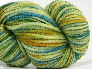 Global Organic Textile Standard (GOTS) Certified Product. CUC-TR-017 PRJ 805332/918191 Fiber Content 100% OrganicWool, Turquoise, Brand Ice Yarns, Green Shades, Gold, Yarn Thickness 5 Bulky  Chunky, Craft, Rug, fnt2-78821 