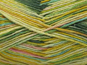 Fiber Content 100% Cotton, Yellow, Turquoise, Pink, Brand Ice Yarns, Green, Yarn Thickness 3 Light DK, Light, Worsted, fnt2-78827