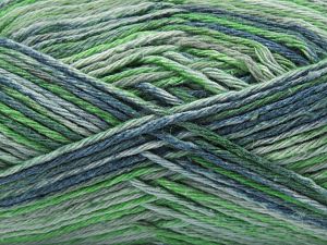 Fiber Content 100% Cotton, Brand Ice Yarns, Grey, Green Shades, Blue, Yarn Thickness 3 Light DK, Light, Worsted, fnt2-78829