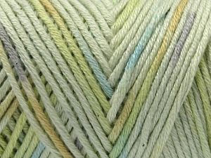 Global Organic Textile Standard (GOTS) Certified Product. CUC-TR-017 PRJ 805332/918191 Fiber Content 60% Organic Cotton, 40% Acrylic, Turquoise, Light Grey, Light Green, Brand Ice Yarns, Gold, Yarn Thickness 3 Light  DK, Light, Worsted, fnt2-78836 