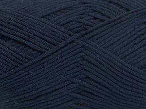 Fiber Content 67% Cotton, 33% Polyamide, Navy, Brand Ice Yarns, fnt2-79655 