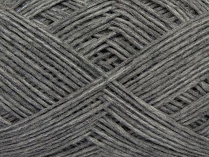 Fiber Content 67% Cotton, 33% Polyamide, Brand Ice Yarns, Grey Melange, fnt2-79657 