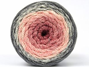 Please be advised that yarns are made of recycled cotton, and dye lot differences occur. Fiber Content 100% Cotton, White, Pink Shades, Brand Ice Yarns, Grey, fnt2-79843