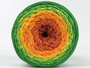 Please be advised that yarns are made of recycled cotton, and dye lot differences occur. Fiber Content 100% Cotton, Yellow, Orange, Brand Ice Yarns, Green, Copper, fnt2-79844