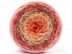 Please be advised that yarns are made of recycled cotton, and dye lot differences occur. Fiber Content 100% Cotton, Orange, Light Pink, Brand Ice Yarns, Copper, Beige, fnt2-79853