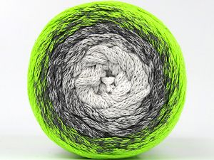 Please be advised that yarns are made of recycled cotton, and dye lot differences occur. Fiber Content 100% Cotton, White, Neon Green, Brand Ice Yarns, Grey, fnt2-79859
