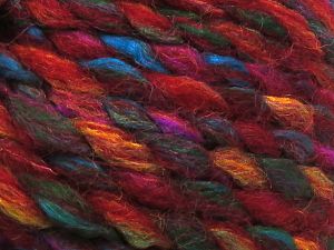 Fiber Content 65% Acrylic, 35% Wool, Turquoise, Red, Brand Ice Yarns, Green, Gold, Fuchsia, fnt2-79942 