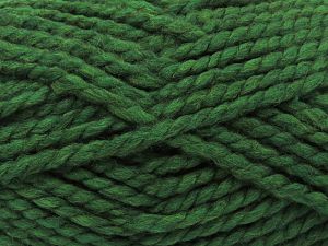 SuperBulky  Fiber Content 60% Acrylic, 30% Alpaca, 10% Wool, Jungle Green, Brand Ice Yarns, fnt2-80177 
