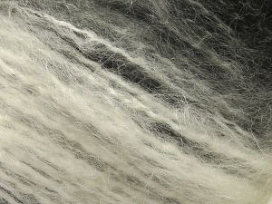Fiber Content 61% Acrylic, 24% Polyester, 15% Wool, White, Brand Ice Yarns, Grey, Black, fnt2-80186 