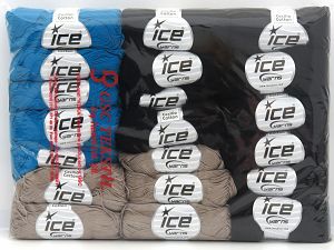 Ne: 8/4. Nm 14/4 Fiber Content 100% Mercerised Cotton, Multicolor, Brand Ice Yarns, fnt2-80259