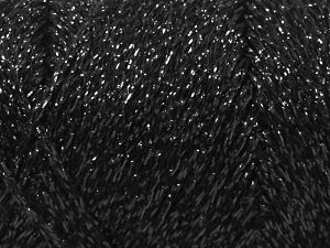 Fiber Content 100% Metallic Lurex, Brand Ice Yarns, Black, fnt2-80269