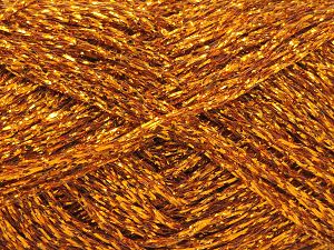 Fiber Content 100% Metallic Lurex, Brand Ice Yarns, Dark Gold, fnt2-80276