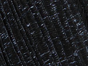 Fiber Content 84% Polyester, 16% Metallic Lurex, Brand Ice Yarns, Blue, Black, Yarn Thickness 5 Bulky  Chunky, Craft, Rug, fnt2-80352