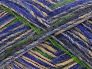 Fiber Content 50% Polyamide, 25% Acrylic, 25% Wool, Purple, Brand Ice Yarns, Grey, Green Shades, Cream, Blue Shades, Yarn Thickness 5 Bulky Chunky, Craft, Rug, fnt2-80363